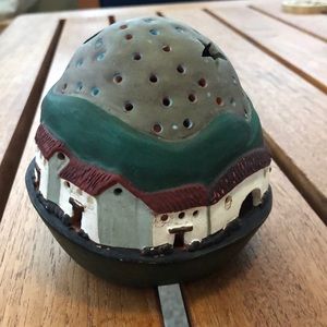 Decorative folk art - Peru - votive candle